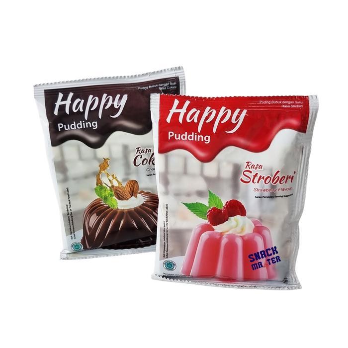 

Happy Puding Rasa Coklat Dan Strawberry / Puding Bubuk Instan 60gram