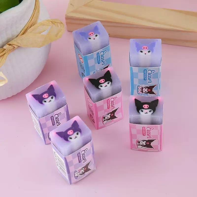 

Eraser Penghapus Karet wangi / Hapusan Pensil Motif Dino Bola dan Buah 1 Pcs Penghapus Eco PVC / Eraser Unik Lucu