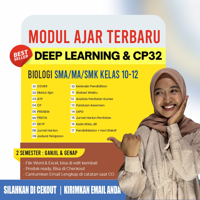 

MODUL AJAR / RPP DEEP LEARNING SMA/MA/SMK MAPEL BIOLAGI KELAS X,XI DAN XII