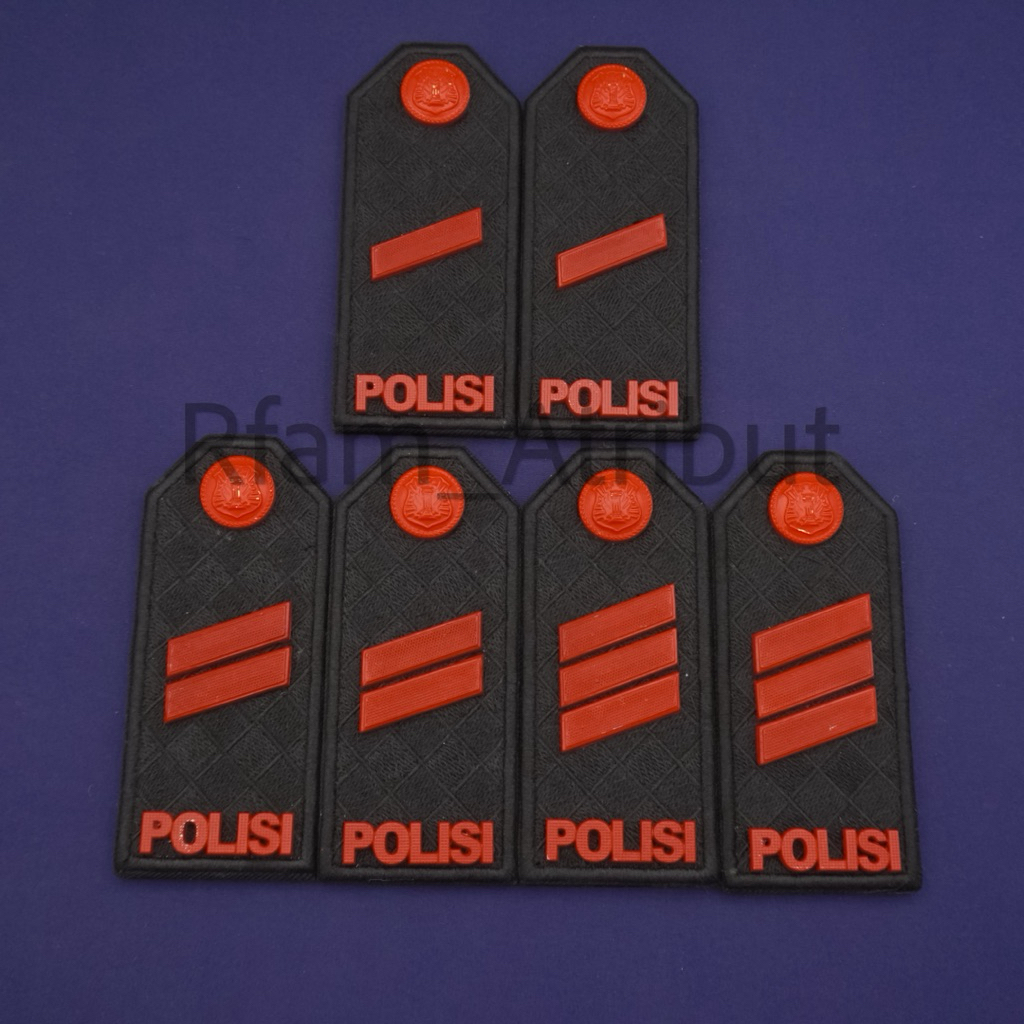 Pangkat Bharada Pdu Tamtam Polri Brimob Bharada / Bharatu / Bharaka Polisi Premium