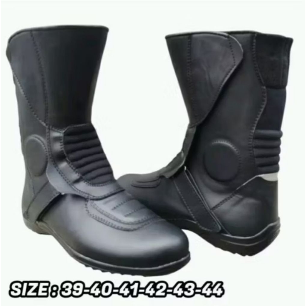 SEPATU TOMKINS SEPATU TOURING KULIT FUUL TERMURAH