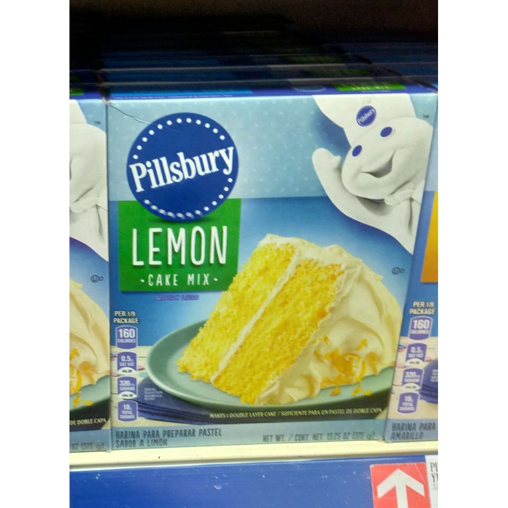 

pilsbury Pillsbury lemon cake mix flour tepung kue 375gr