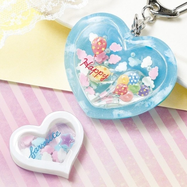 DIY UV resin kit space shaker charm