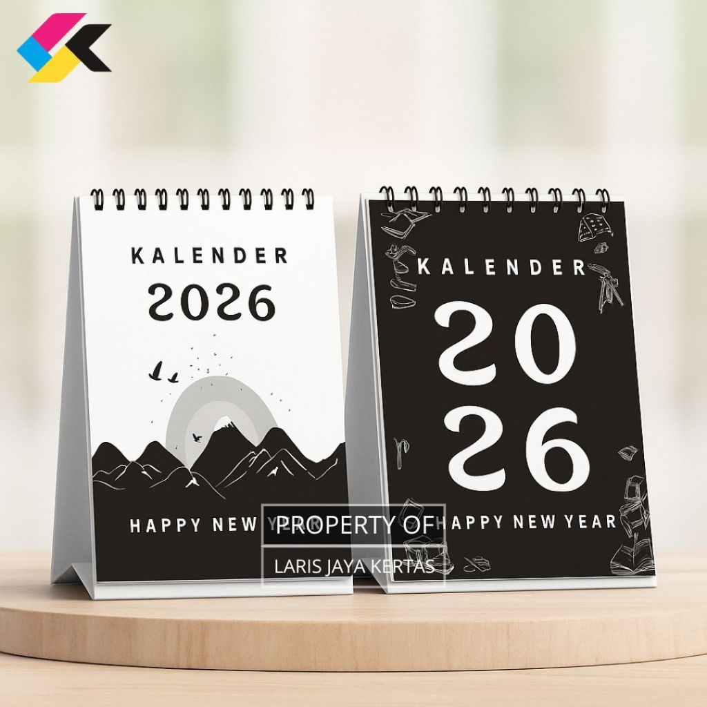 

Kalender mini 2026 kalender duduk meja mini lucu