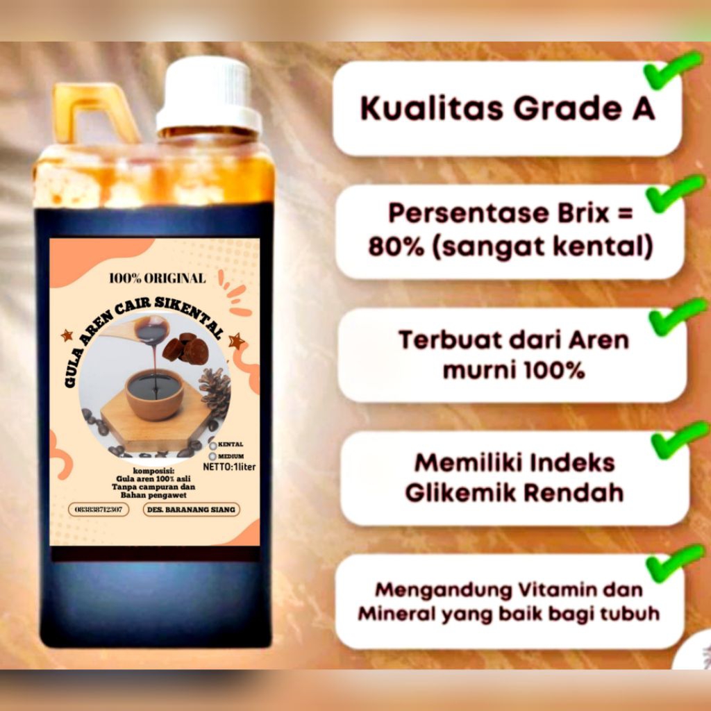 

gula aren cair termurah