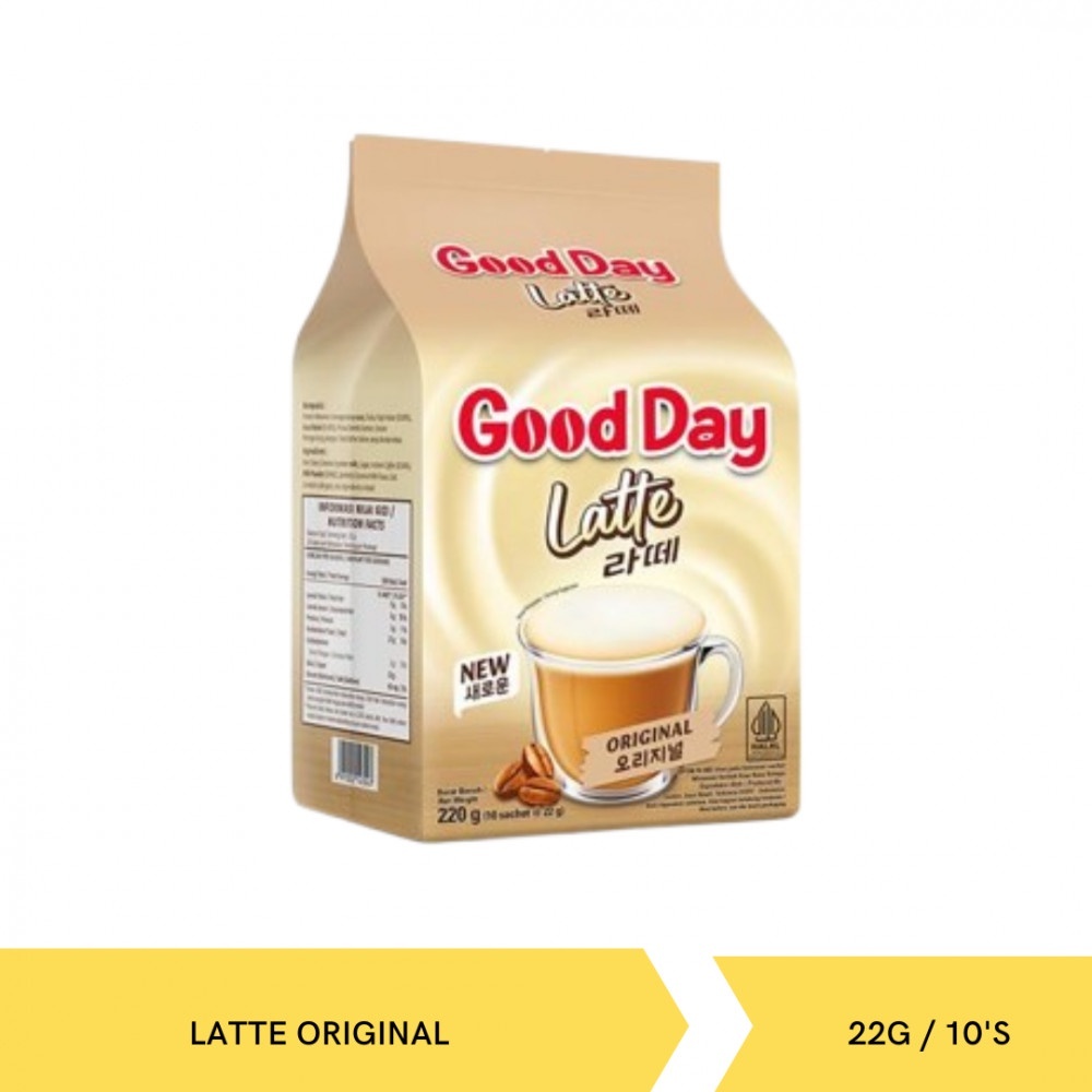 

GOOD DAY LATTE ORIGINAL BAG ISI 10S (22G)