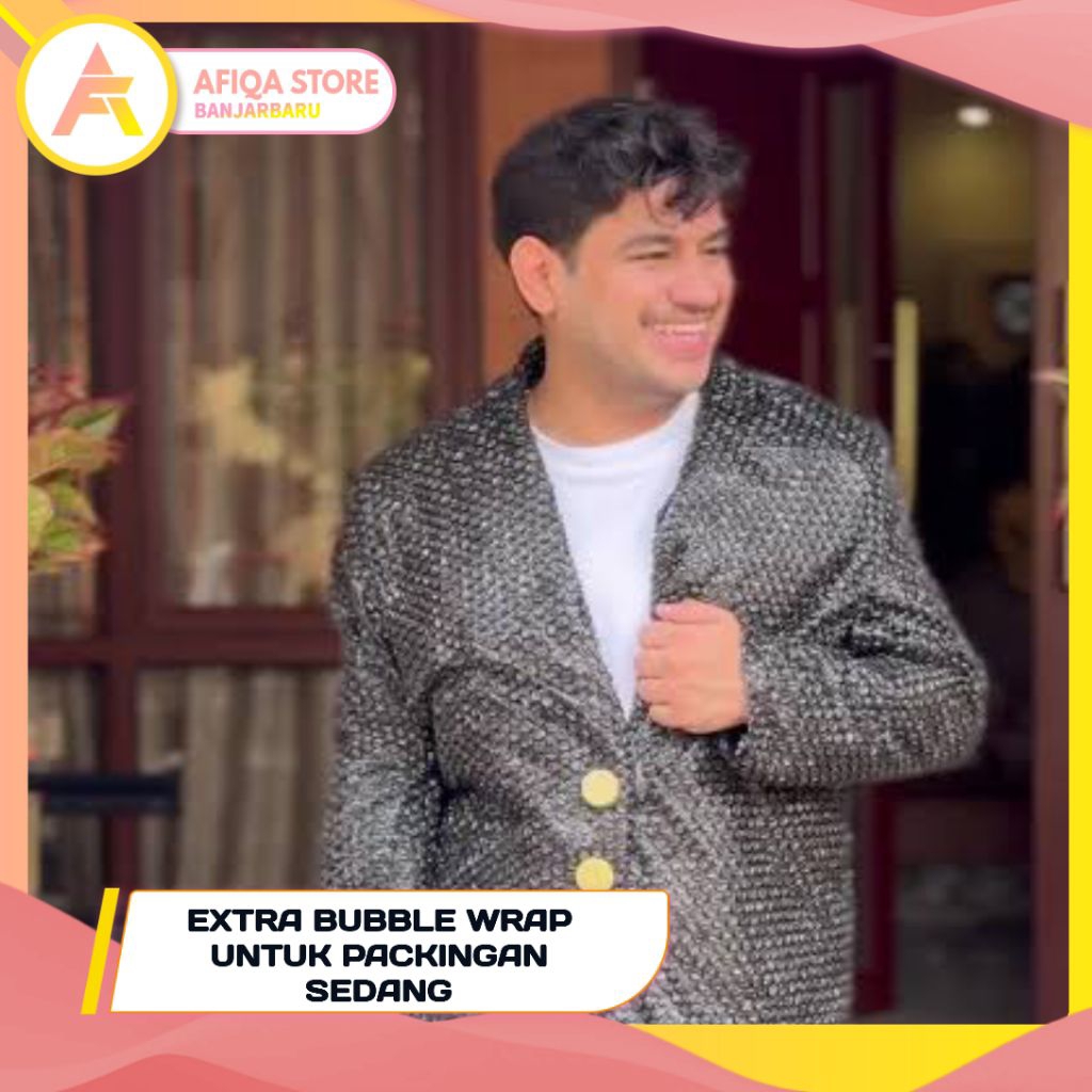 

TAMBAHAN EXTRA BUBBLE WRAP AGAR PRODUK YANG DI PESAN AMAN SAMPAI KE TUJUAN