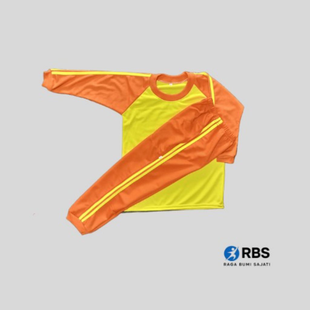 Setelan Baju Olahraga Anak PAUD TK / Pakaian Olahraga Anak paud RA dan TK (BISA SABLON)