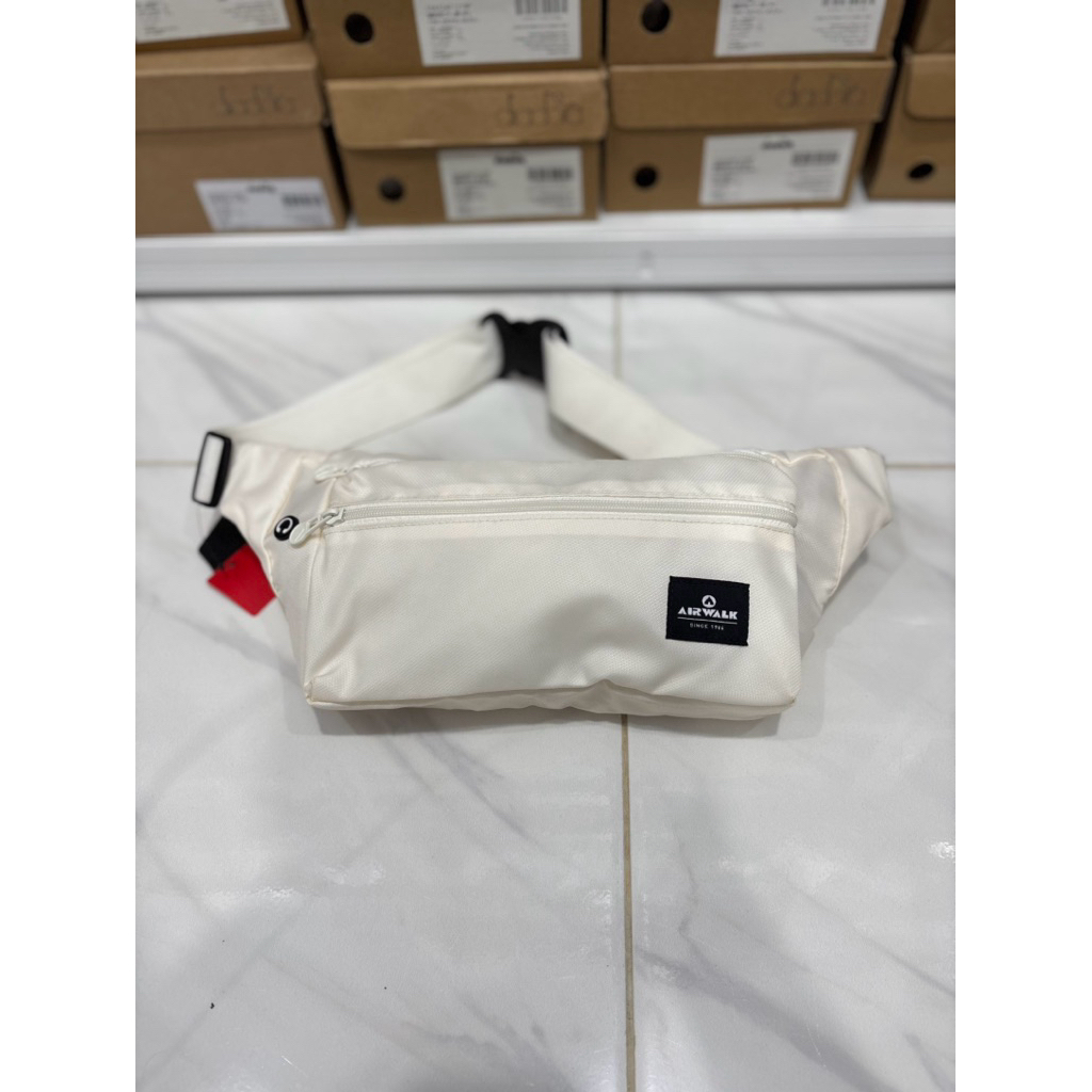 TAS AIRWALK CRAIN WAIST BAG WHITE AIWWB241013W TAS SELEMPANG SLING BAG ORIGINAL