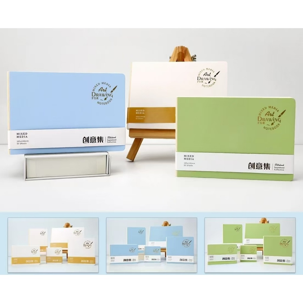 

mixed media Painting Sketch Book 200gsm 50 lembar