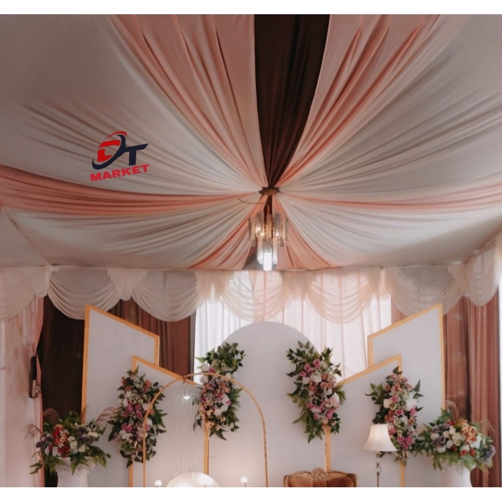 Plafon tenda pesta/dekor 5x5