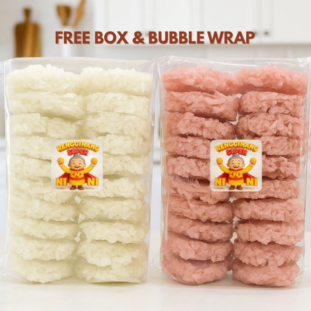 

Rengginang Asin Terasi Ketan Premium 500gr / Rengginang Super Nini