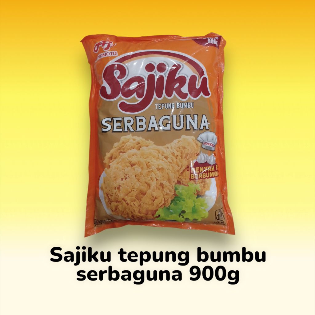 

SAJIKU TEPUNG BUMBU SERBAGUNA 900G