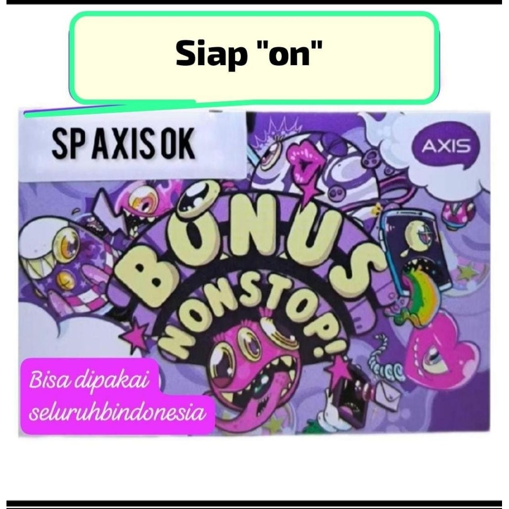 KARTU PERDANA AXIS 3gb NASIONAL