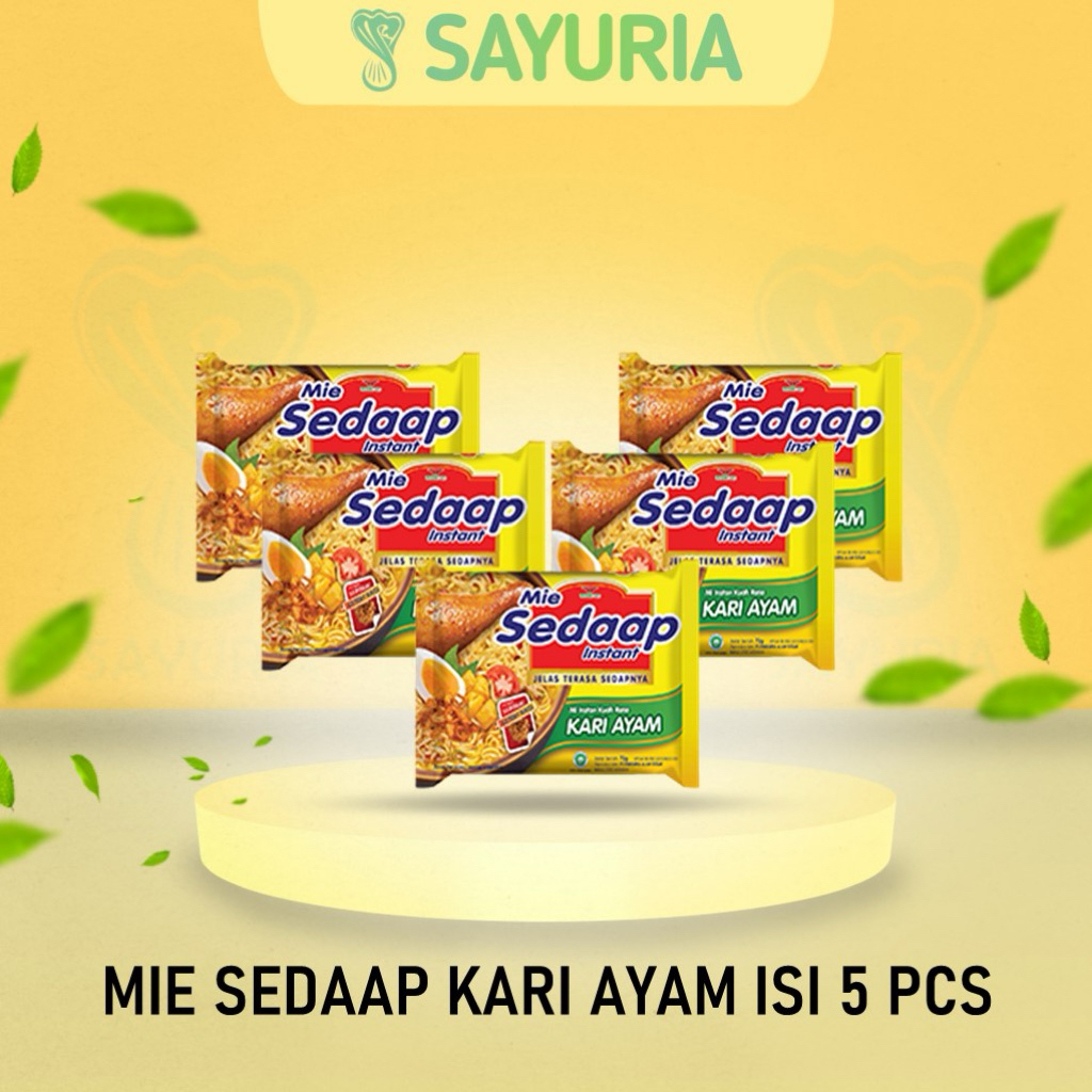 

MIE SEDAAP KARI AYAM ISI 5 PCS