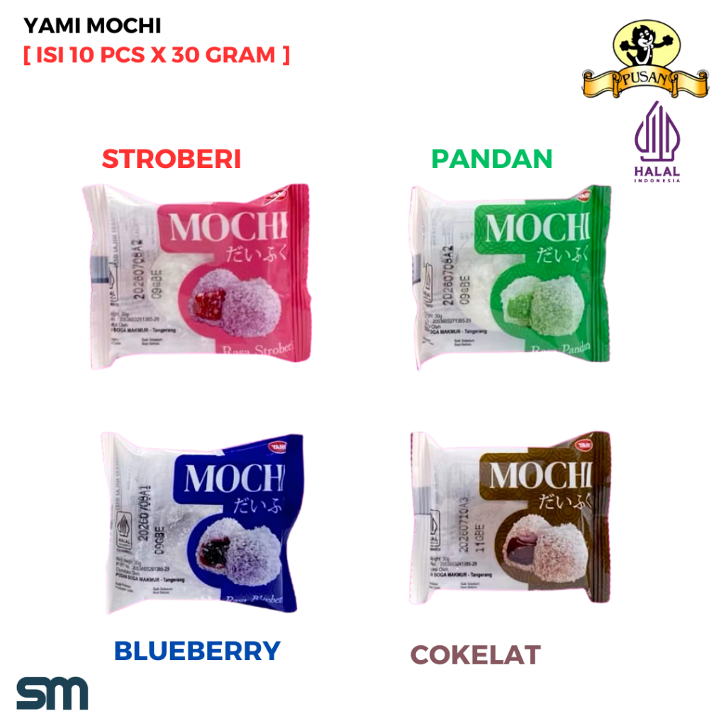 

PUSAN YAMI MOCHI ANEKA RASA ISI 10 PCS