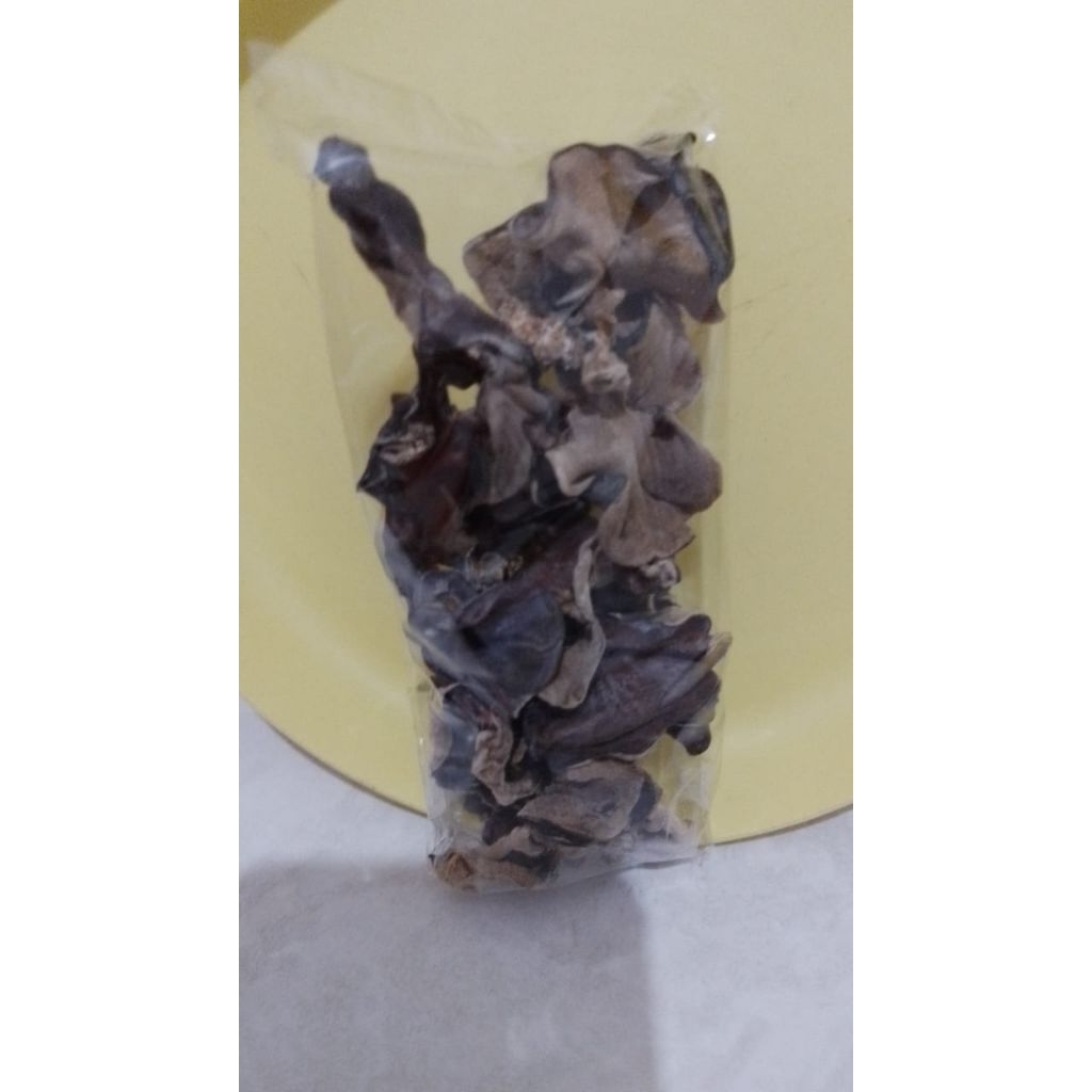 

Jamur Kuping Kering berat 25 gram dan 50 gram