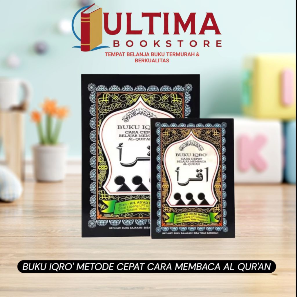 NEW ORIGINAL BUKU IQRO' METODE CEPAT CARA MEMBACA AL QUR'AN - KH. AS'AD HUMAM