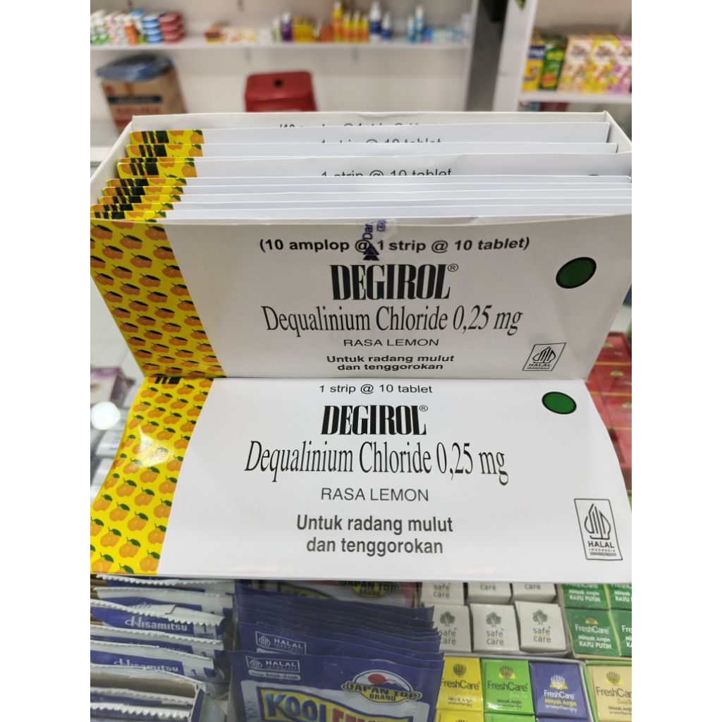 Degirol / Obat hisap untuk sakit tenggorokan / Mengatasi peradangan pada mulut