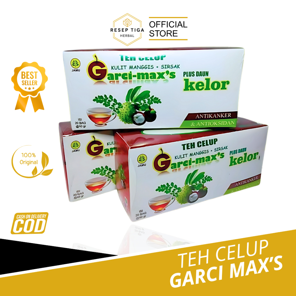 

Teh Kolestrol dan Diabetes Garci-Max's Daun Kelor Isi 20 Kantung