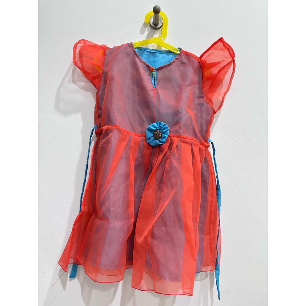 Gaun anak organza