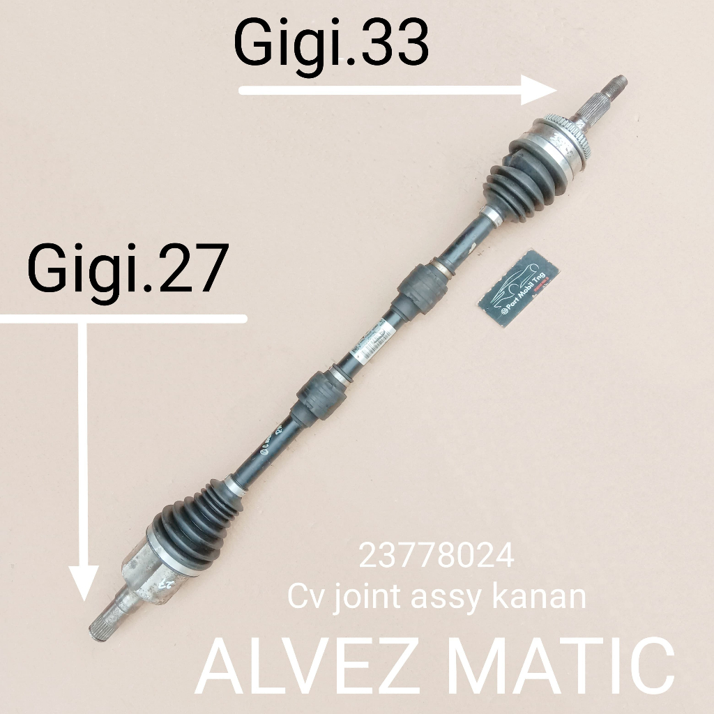 Drive Shaft CV Joint Assy Depan Kanan Wuling Alvez Matic AT 23778024