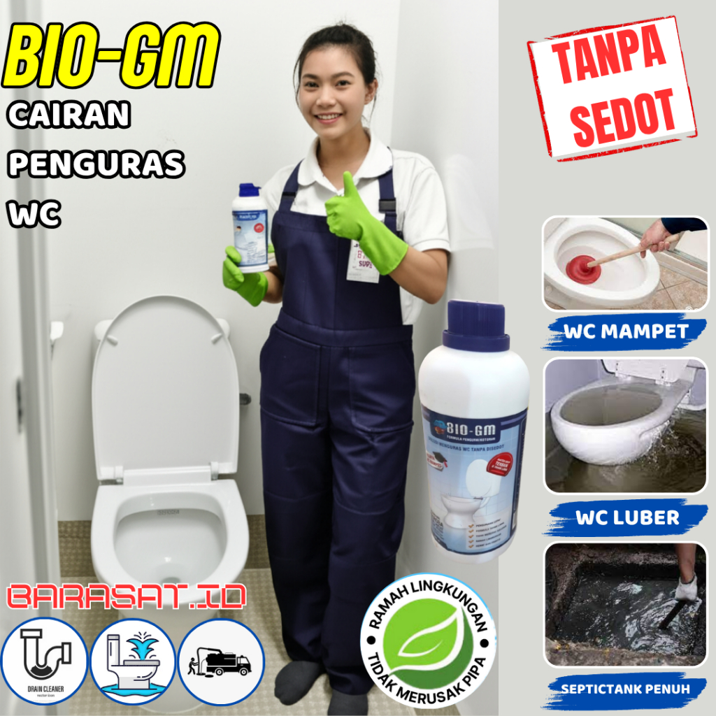 obat wc penuh Bio GM – Bakteri Pengurai Aktif