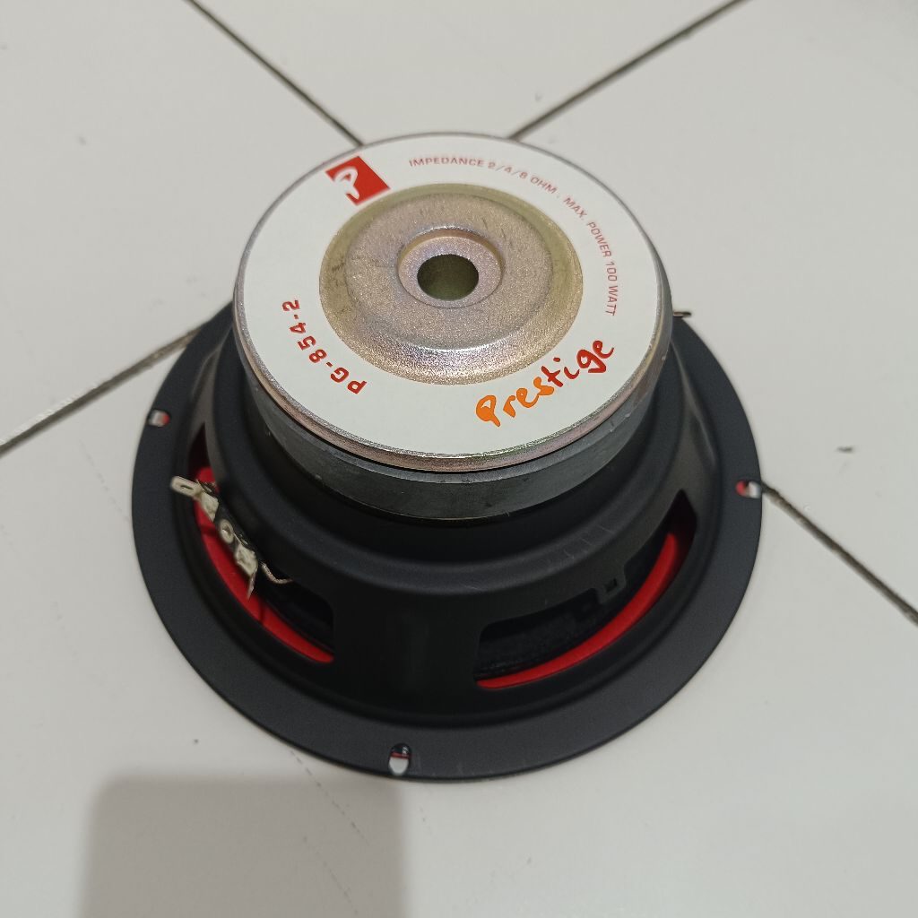 Speaker 8 inch Subwoofer Prestige 854 Double Coil 100 watt Original / Speaker Prestige 854-2 Subwoof