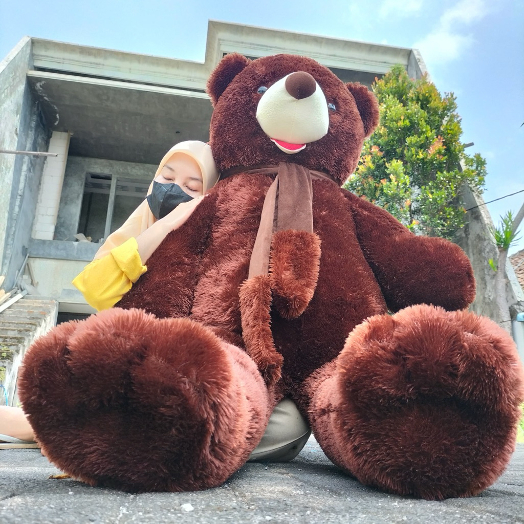 BONEKA TEDDY BEAR 1,6 METER SYAL SNI