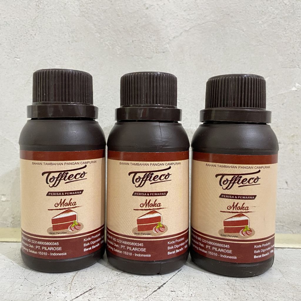 

Toffieco perisa MOKA dan pewarna 100 ml | toffieco moka | perisa moka