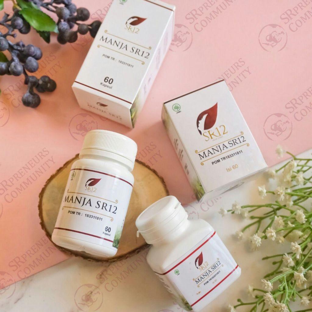 MANJAKANI SR12 Kapsul / Pil 60 Butir- Pelancar Haid / Promil / Kista / Keputihan