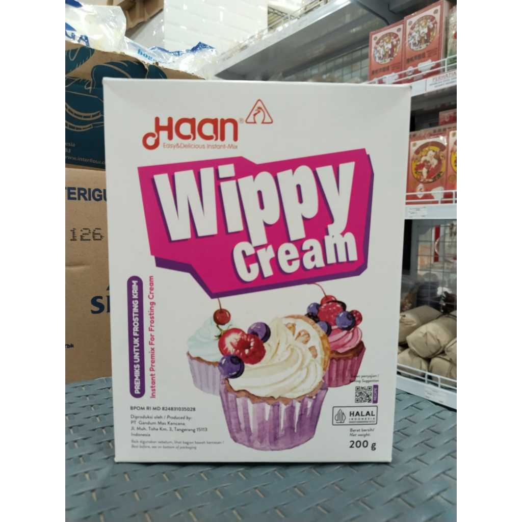 

haan wippy cream dos 200gr dan 400gr