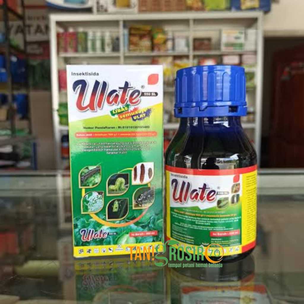 INSEKTISIDA Ulate 550 SL 250 ml - Insektisida untuk mengendalikan hama ulat GRAYAK DAN TELUR