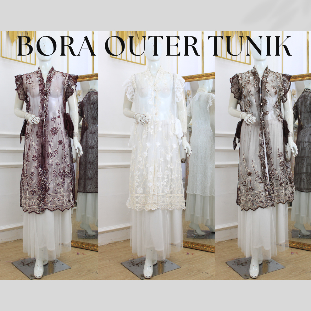 PESONA BORA BLOUSE TUNIK LENGAN PENDEK 26756