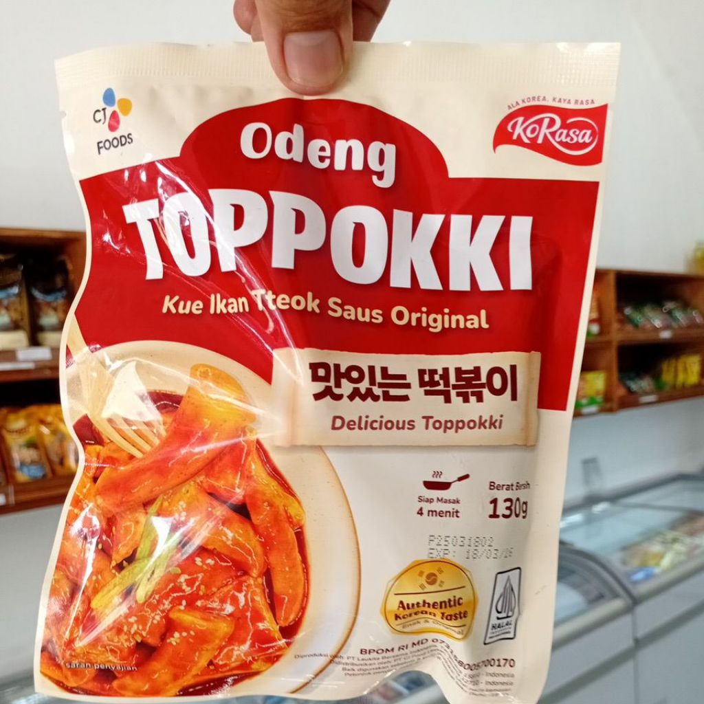 

Odeng Toppokki Kue Original 130g, korea bangeet