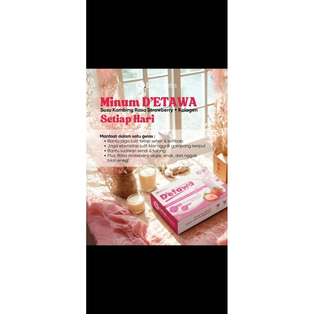 

D ETAWA drink minuman kolagen untuk kulit