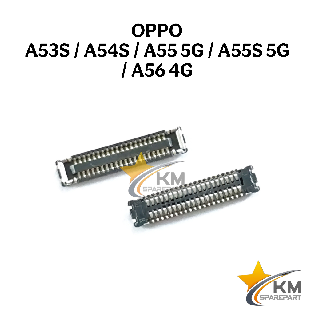 Konektor Lcd Oppo A53S A54S A55 5G A55S 5G A56 4G Soket Connector Di Mesin