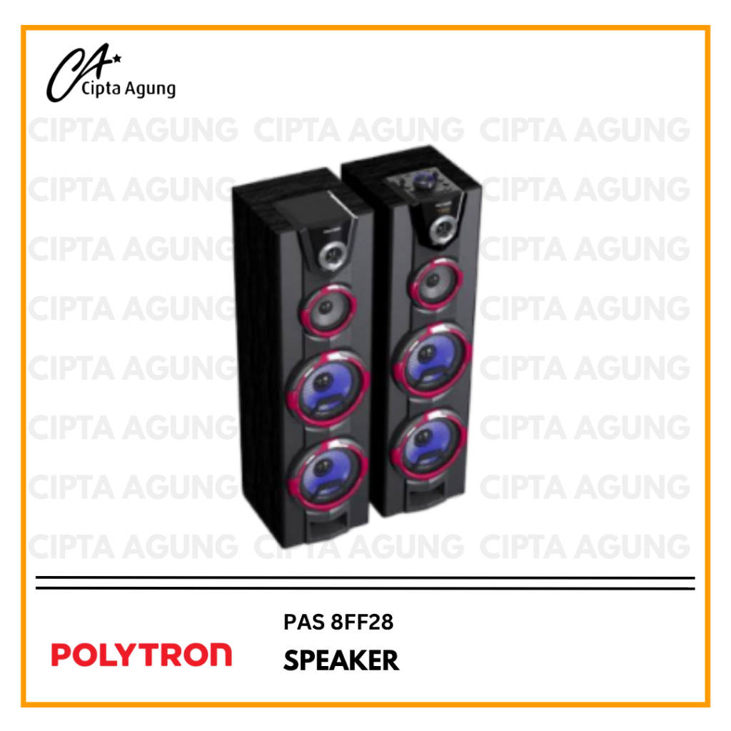 POLYTRON SPEAKER AKTIF PAS-8FF28 PAS 8FF28 PAS 8FF 28 PAS8FF28 PAS 8F F28 BLUETOOTH KARAOKE 8 INCH 3