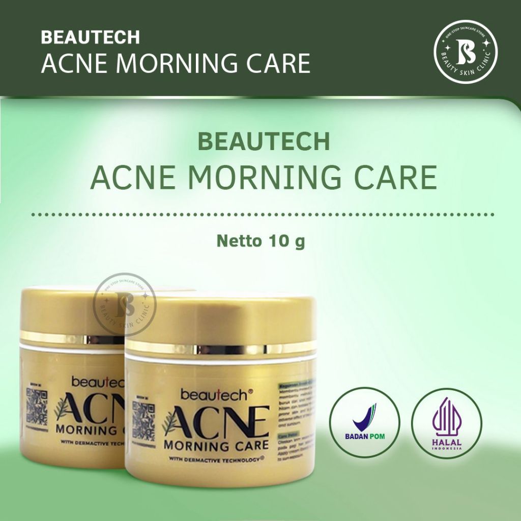 Beautech Acne Morning Care 10 gr | sunscreen sunblock jerawat