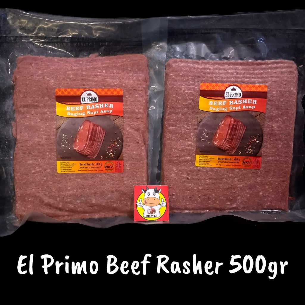 

EL PRIMO BEEF RASHER 500GR-DAGING FROZEN-BRONTZ JOGJA