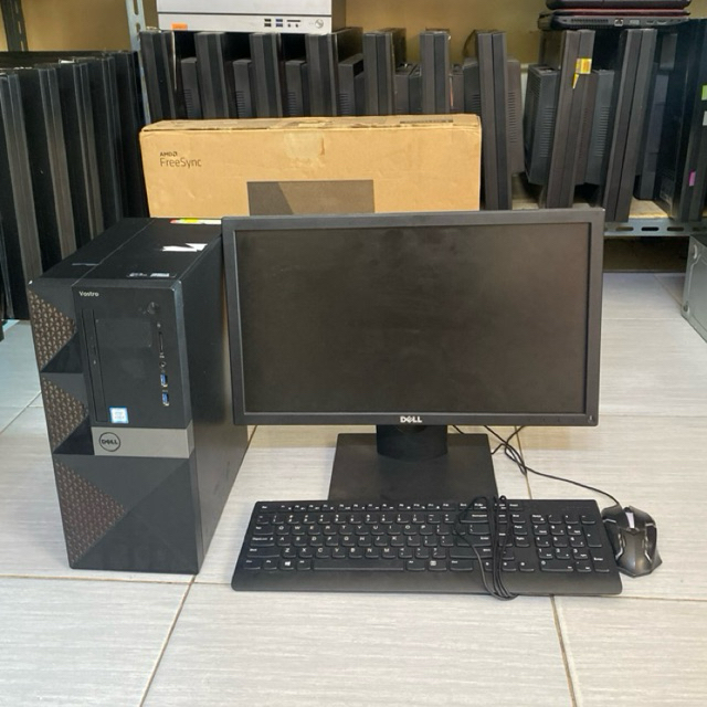 paketan dell Vostro 3668 core i5 7400  Ram 8Gb DDR 4 SSD 256GB layar 19 inci Dell