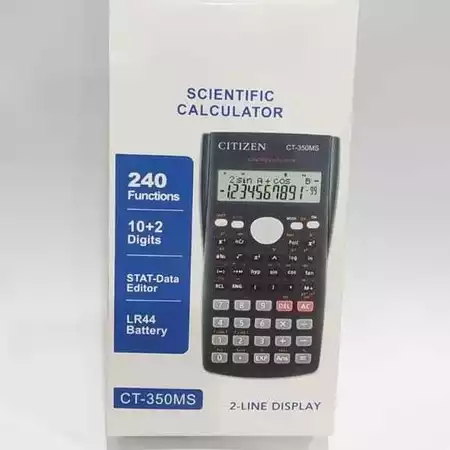 

Kalkulator Ilmiah CT 350 MS 240 Fungsi Kincizen FX 350MS 350C Sin Cos Alat Hitung Scientific Sekolah