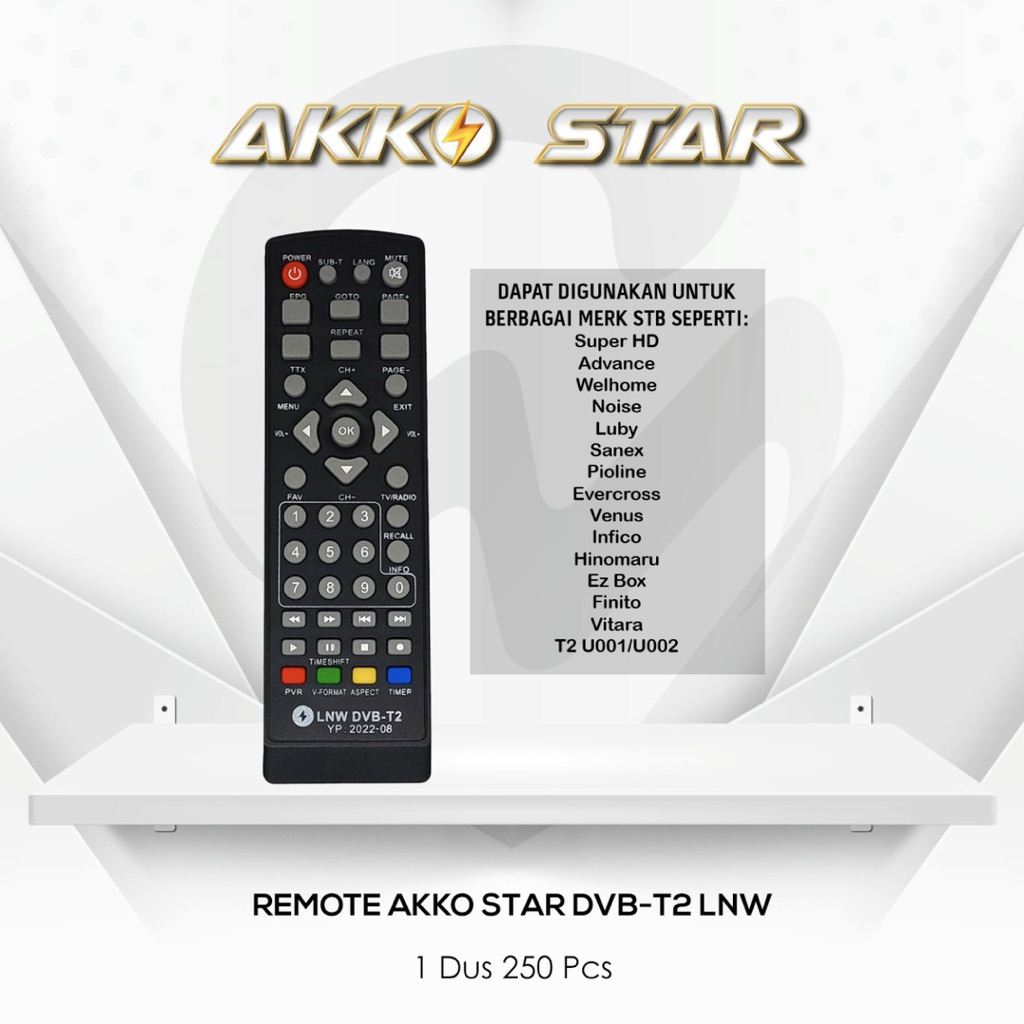 Remote STB AKKO STAR / Remote Set Top Box AKKO STAR