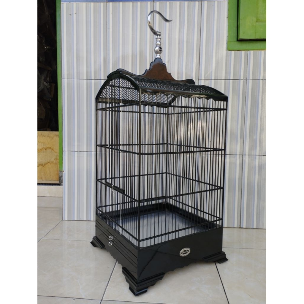 PROMO Sangkar Kayu Jati Merk Shodiq Sangkar Ukuran 40x40