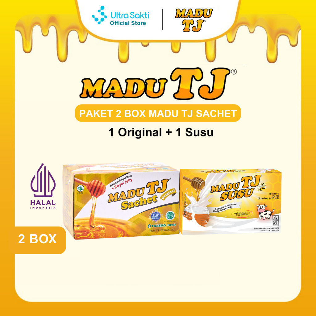 

Paket 2 Madu Sachet [1 Original + 1 Susu]
