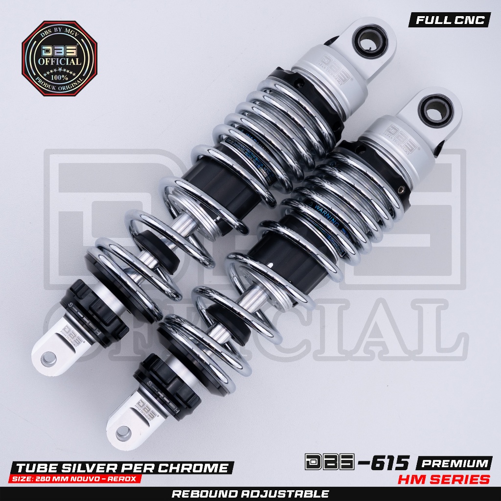 DBS 615 Series Fungsi Klik Tanpa Tabung Shock Belakang Nouvo Aerox NmaxNew NmaxOld Pcx150 Pcx160