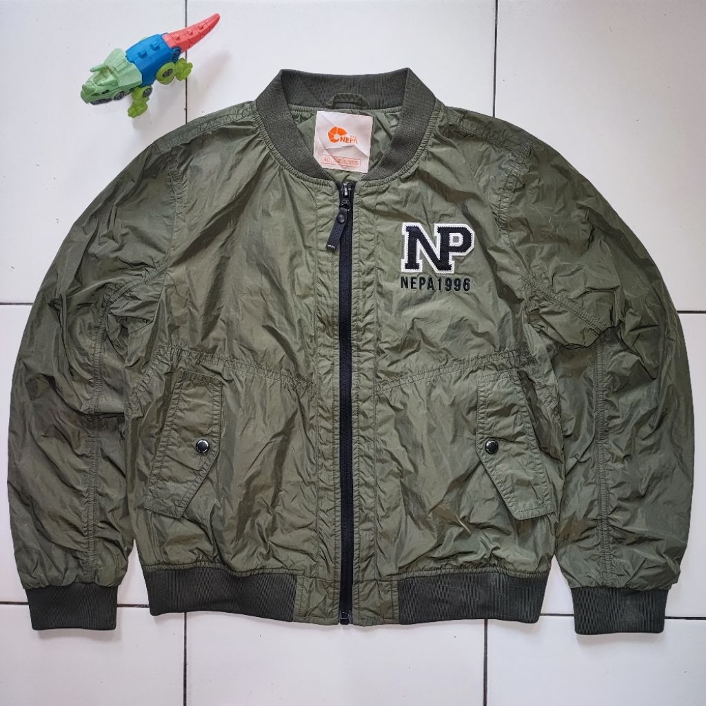 Jaket Casual Bomber Anak NEPA Outdoor Sporty Windbreaker Original 100% Second Preloved Branded Campi