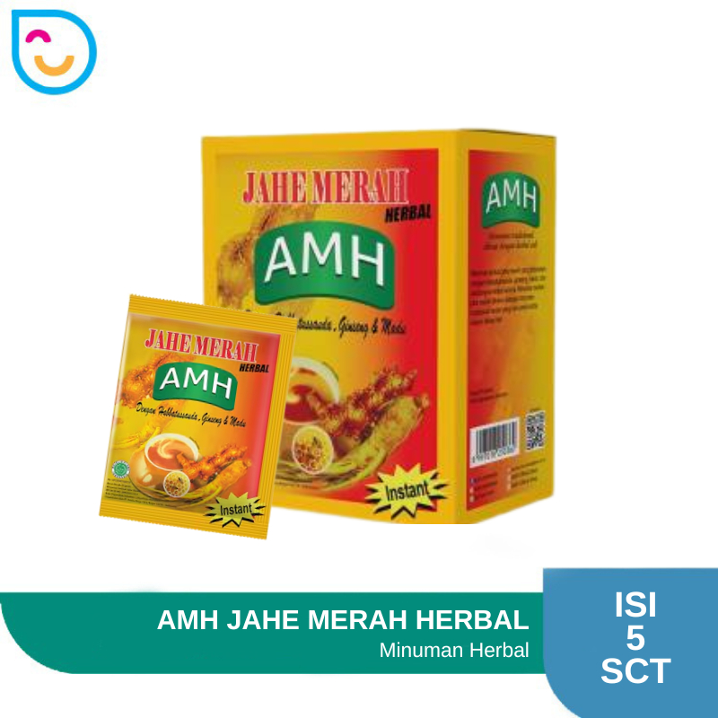 

Jahe Merah Herbal AMH 1 Box 5 Sachet - Minuman Herbal