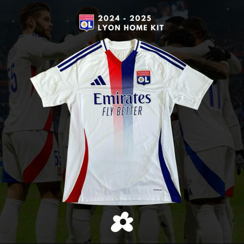 Jersey Original Olympique Lyonnais OL Lyon Home Kit 2024 - 2025