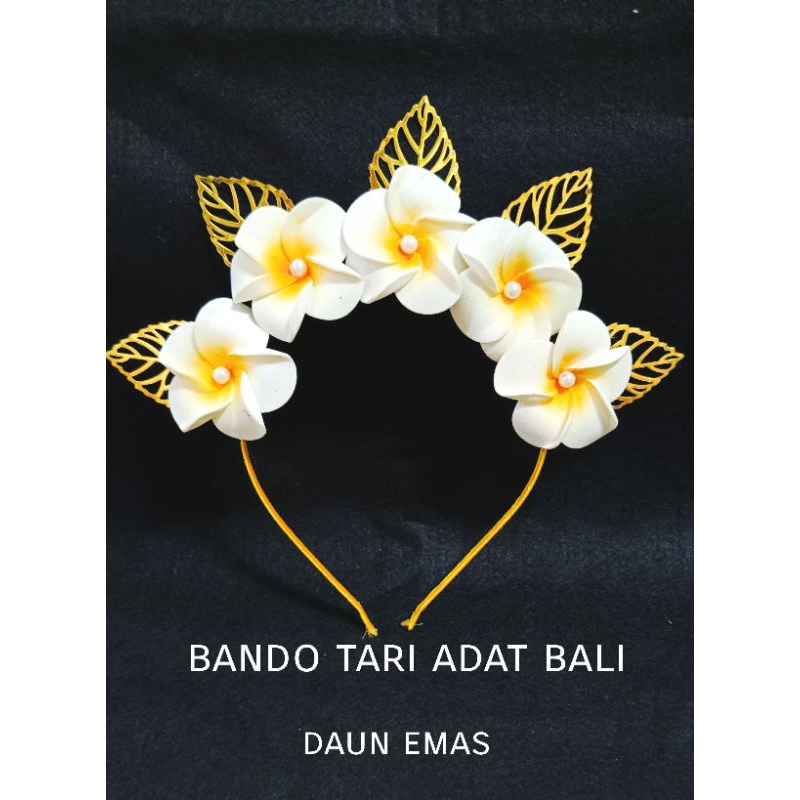 bando tari adat bali (daun emas)
